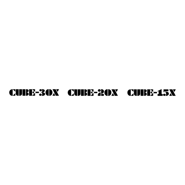 Cube-30X Cube-20X Cube-15X Logo PNG Vector