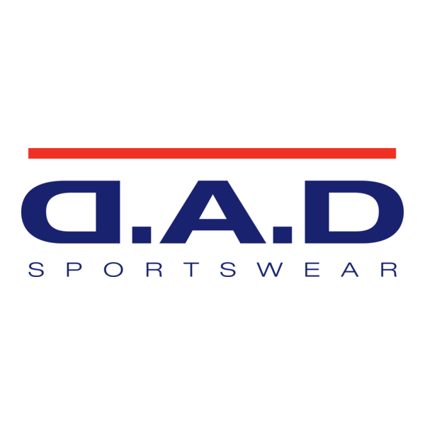 D. A. D. Sportswear Logo PNG Vector