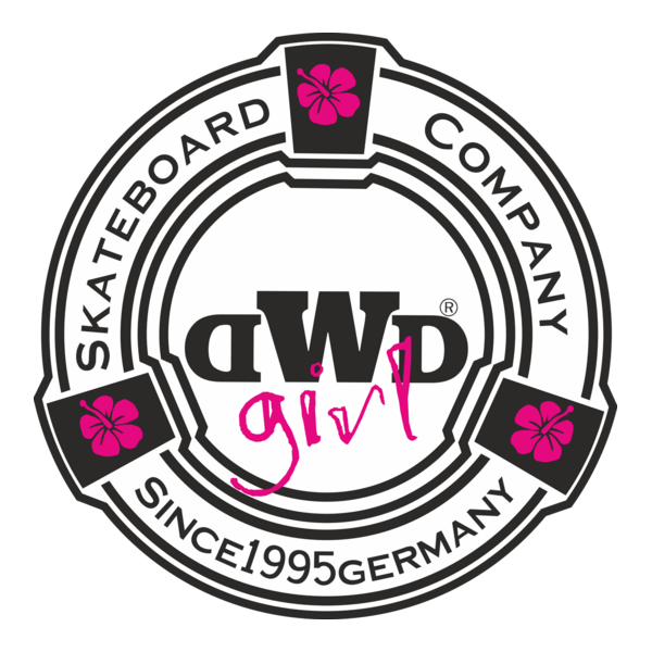 dwd skateboards girl woman Logo PNG Vector
