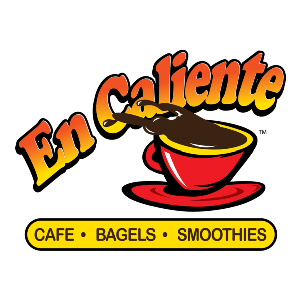 En Caliente Cafe Logo PNG Vector