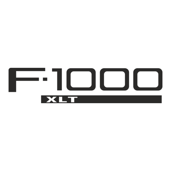 F-1000 XLT Logo PNG Vector
