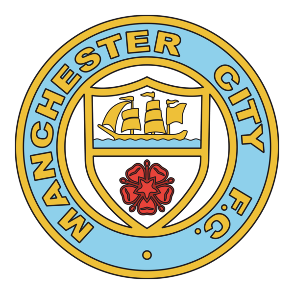 FC Manchester City 70's Logo PNG Vector