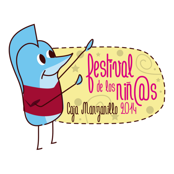 Festival de los niñ@s 2014 Logo PNG Vector