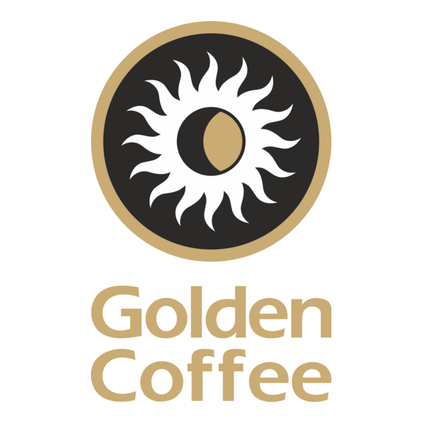Golden Coffee Company Logo PNG Vector