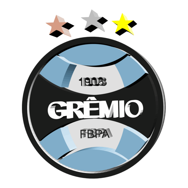 Grêmio Foot-Ball Porto Alegrense 1903 RS Brasil Logo PNG Vector