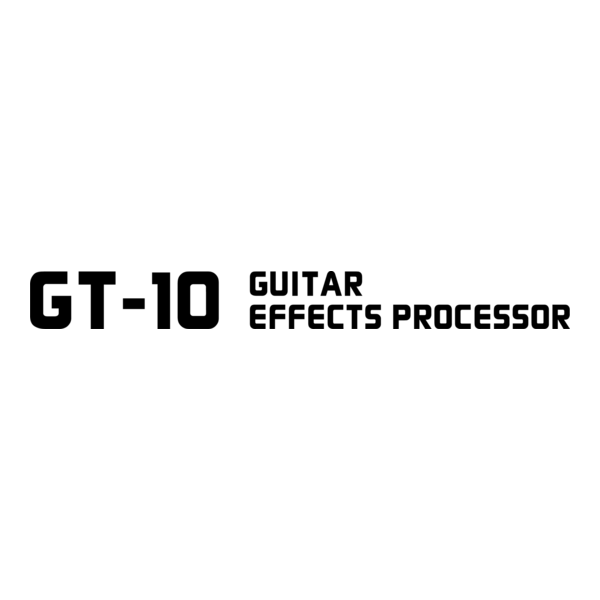 GT-10 Guitar Effects Processor Logo PNG Vector