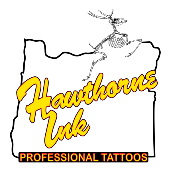 Hawthorne Ink Tattoo Logo PNG Vector
