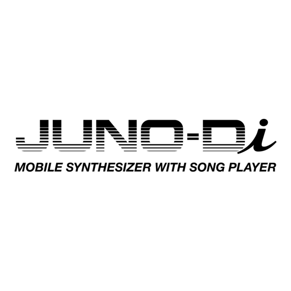 Juno-Di Mobile Synthesizer With Song Player Logo PNG Vector