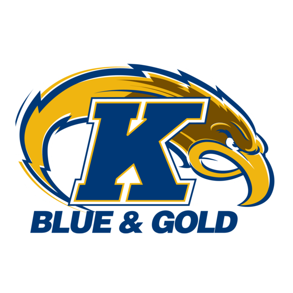 Kent State University Blue & Gold Logo PNG Vector