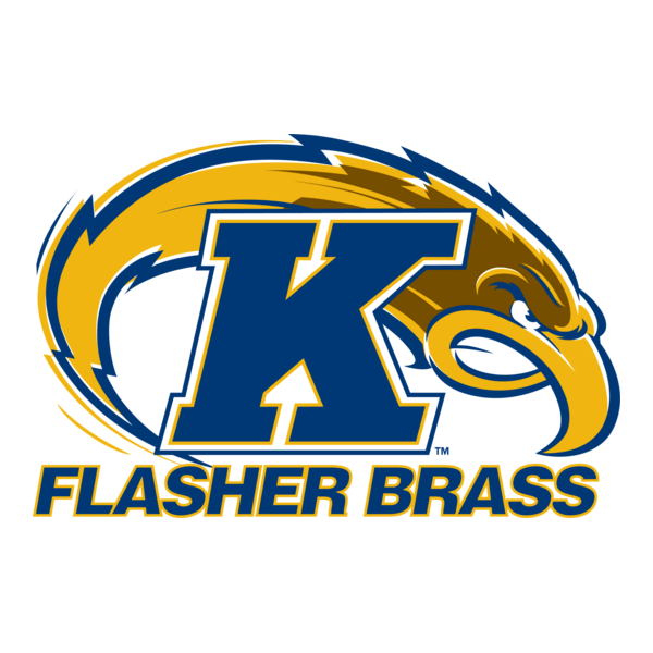 Kent State University Flasher Brass Logo PNG Vector
