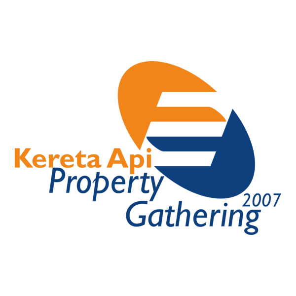 Kereta Api Property Gathering 2007 Logo PNG Vector