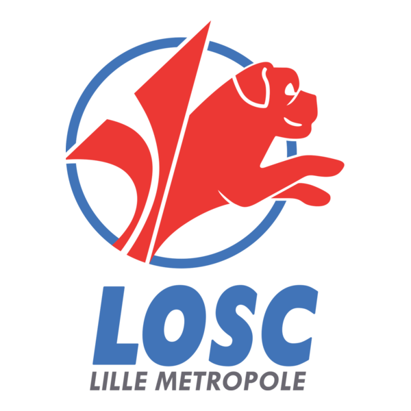LOSC Lille 90's Logo PNG Vector