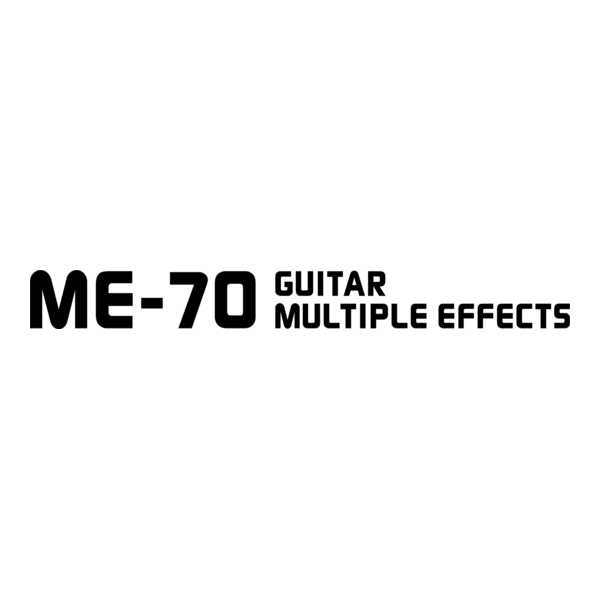 ME-70 Guitar Multiple Effects Logo PNG Vector