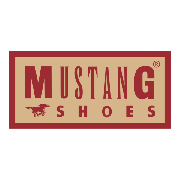 Mustang Shoes Logo PNG Vector