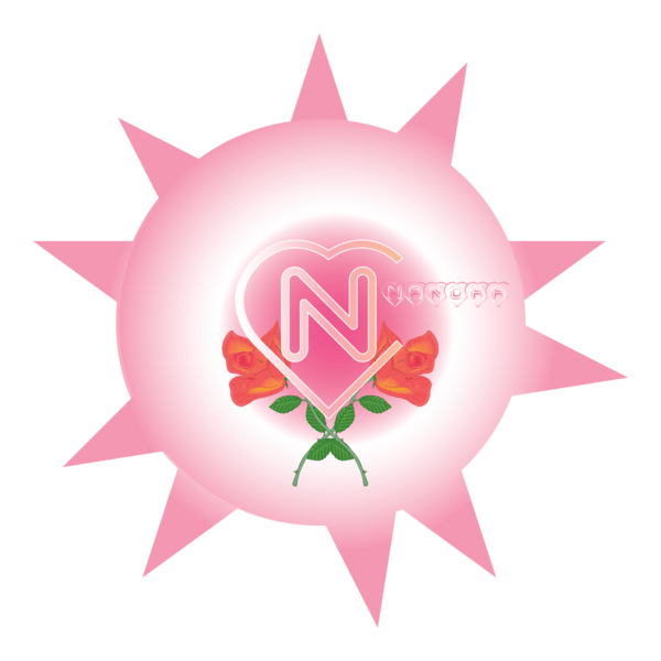 N Rose Logo PNG Vector