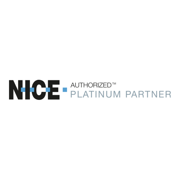 NICE Authorized Platinum Partner Logo PNG Vector