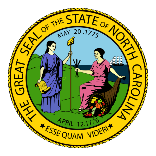 North Carolina State Seal Logo PNG Vector