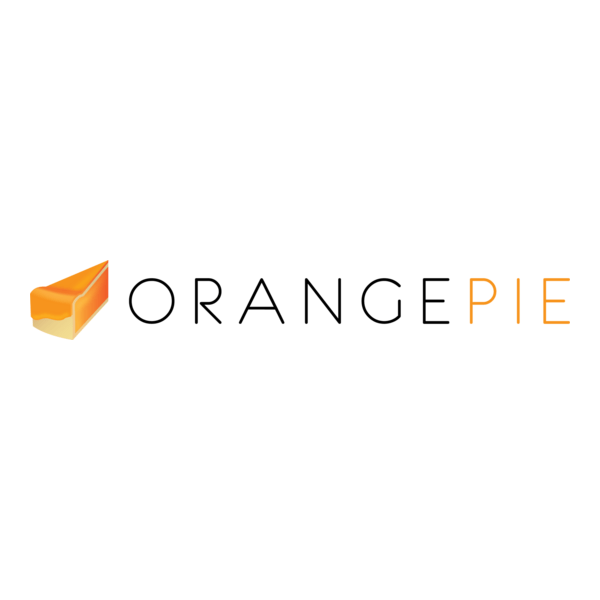 Orange Pie Logo PNG Vector