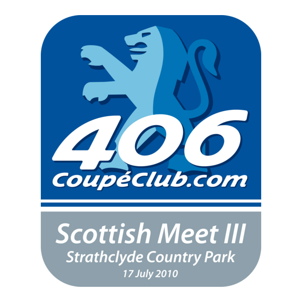 Peugeot 406 Coupe Club Logo PNG Vector