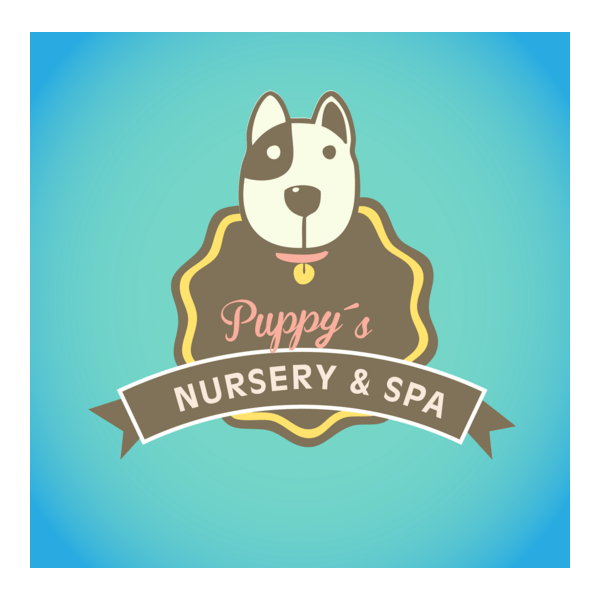 Puppy's Nursery & Spa Logo PNG Vector