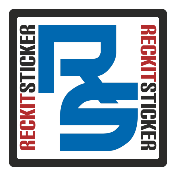 Reckit Sticker Logo PNG Vector