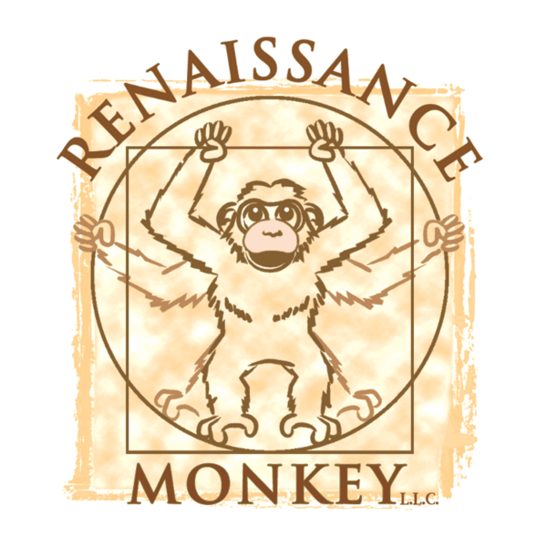 renaissance monkey Logo PNG Vector