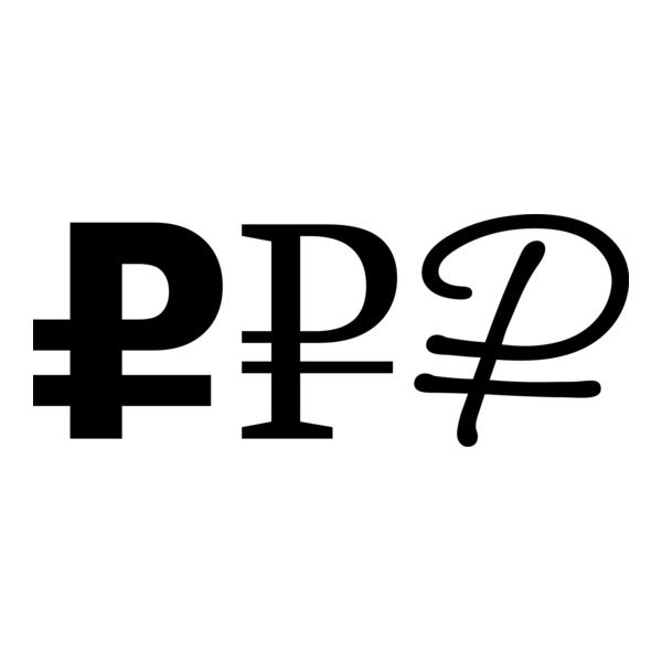 Russian Rouble Sign Logo PNG Vector