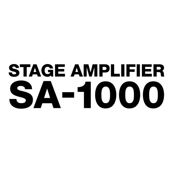 SA-1000 Stage Amplifier Logo PNG Vector