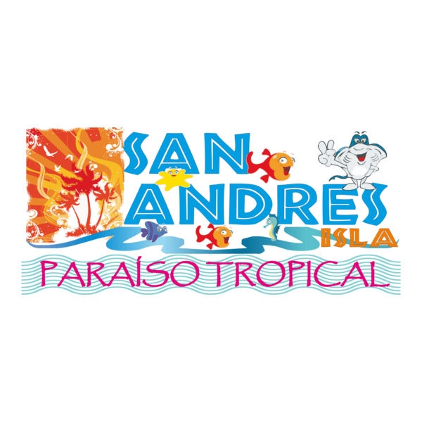 San Andres... Paraiso Terrenal Logo PNG Vector
