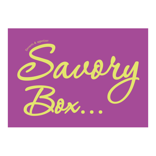 Savory Box Logo PNG Vector