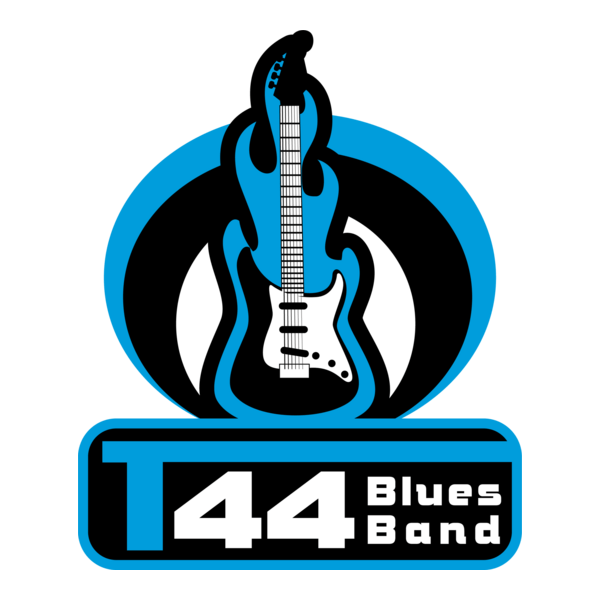 T44 Blues Band Logo PNG Vector