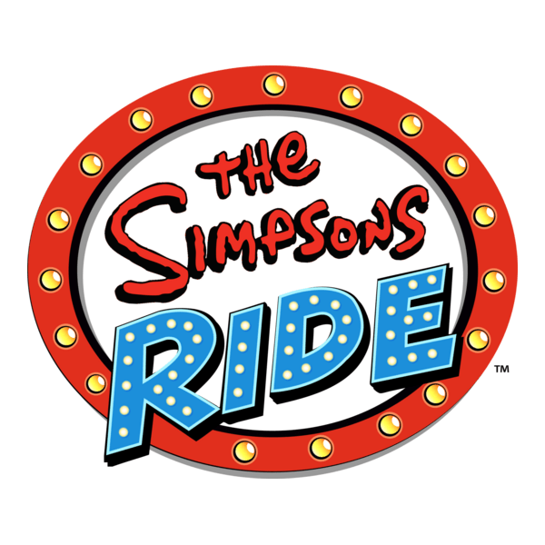 The Simpsons Ride Logo PNG Vector