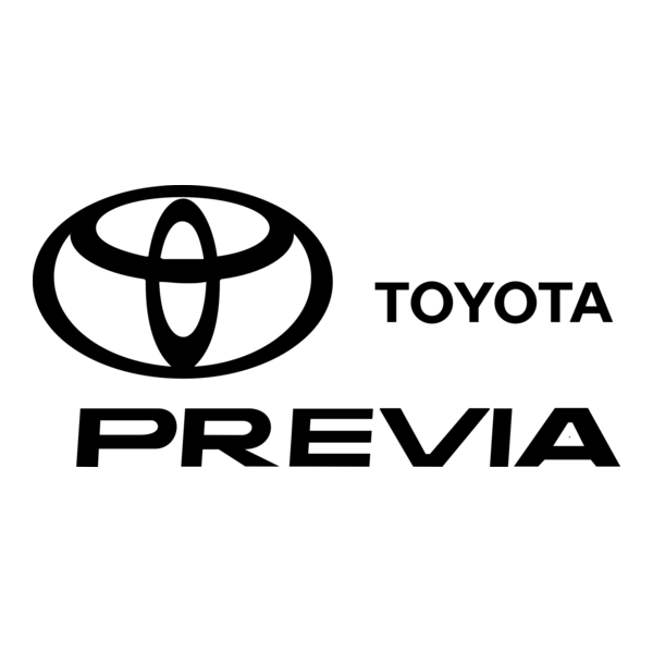 Toyota Previa Logo PNG Vector