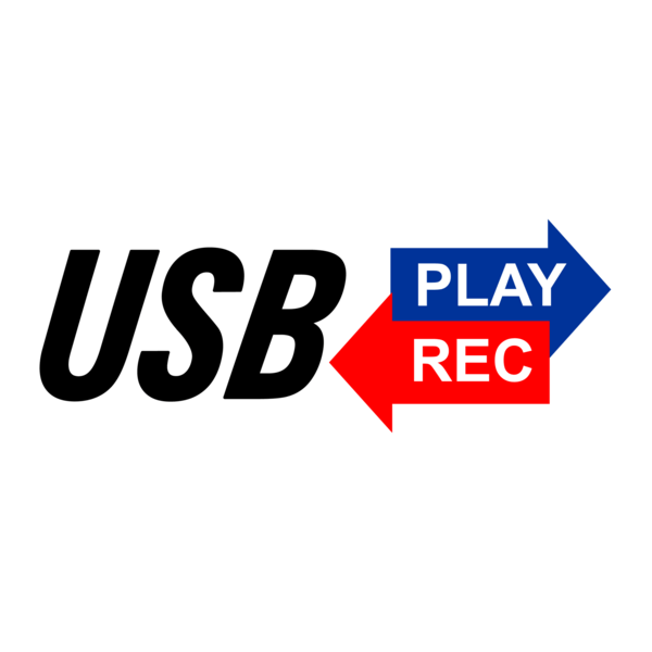 USB Play and Rec Logo PNG Vector
