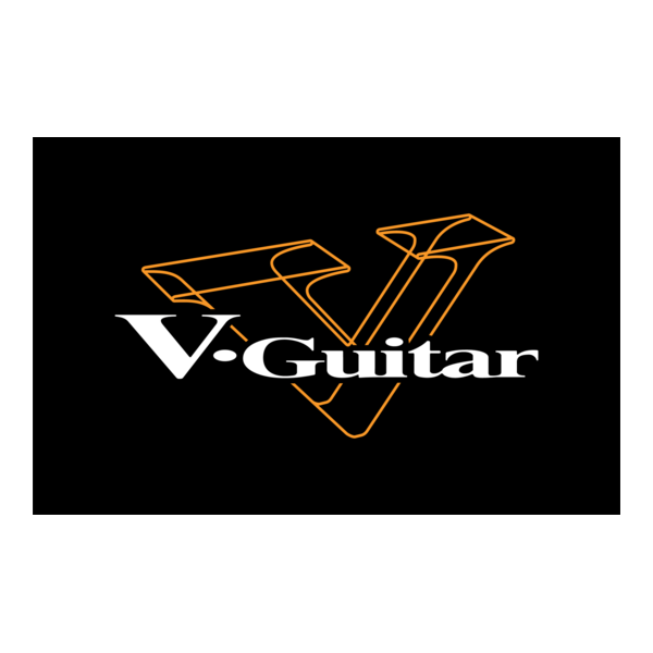 V-Guitar Logo PNG Vector