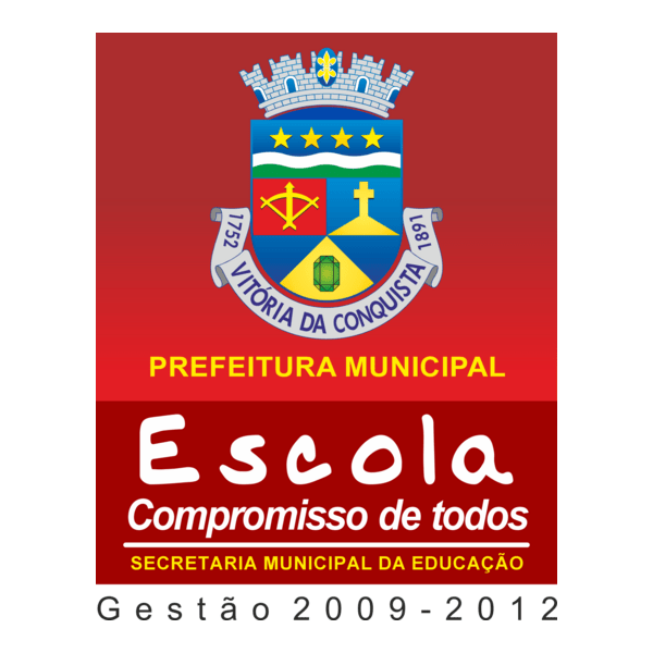 Vitória da Conquista Secretaria de educação Logo PNG Vector
