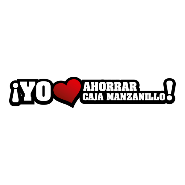 Yo amo ahorrar, yo amo caja manzanillo Logo PNG Vector