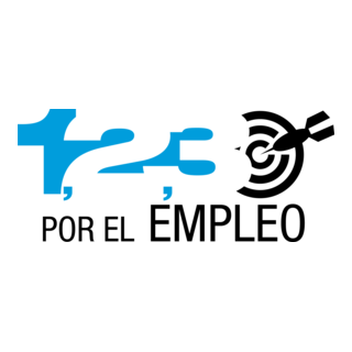 1,2,3, Por el Empleo Logo PNG Vector