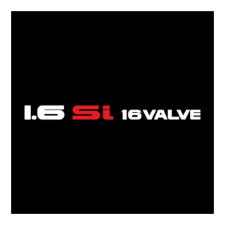 1.6 Si 16 Valve Logo PNG Vector