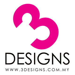 3 Designs Logo PNG Vector
