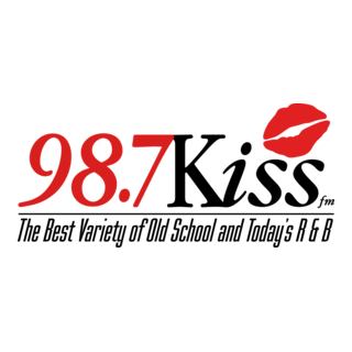 98.7 Kiss FM Logo PNG Vector