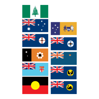 Australian Flag Logo PNG Vector