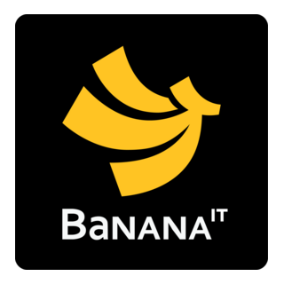 Banana IT Logo PNG Vector