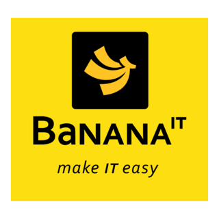 Banana IT Logo PNG Vector