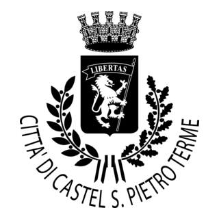 Castel San Pietro Terme Black White Logo PNG Vector