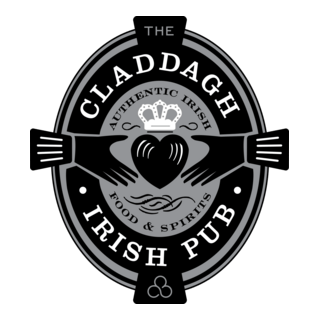 Claddagh Irish Pub Logo PNG Vector