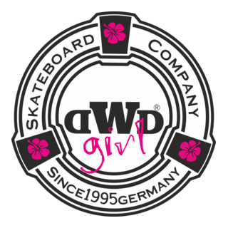 dwd skateboards girl woman Logo PNG Vector