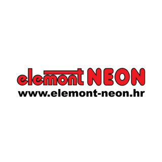 Elemont Neon Logo PNG Vector