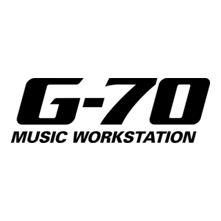 G-70 Music Workstation Logo PNG Vector