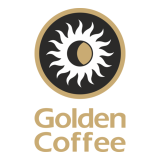 Golden Coffee Company Logo PNG Vector